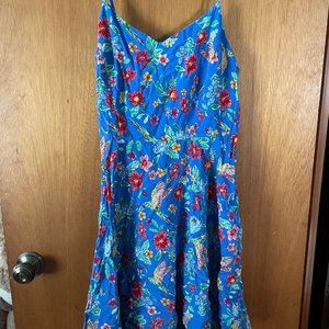 Blue Floral Sundress